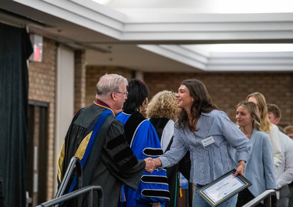 Awardee receiving award 7